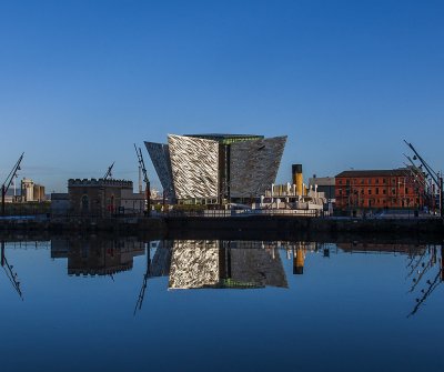 Titanic Centre in Belfast pic by Leppre image of titanic visitor centre