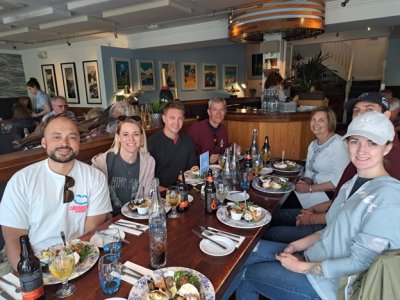 Bonner Travel  group sampling food