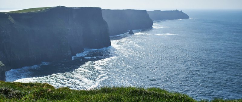 The famous Cliffs of Moher, Pic by Luca Sartoni cliffs and sea in Ireland