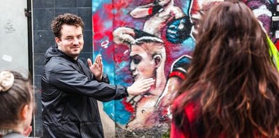 Alternative Dublin Walking Tour, pic by AD Alternative Dublin Tour Guide, in temple bar, dublin city, ireland