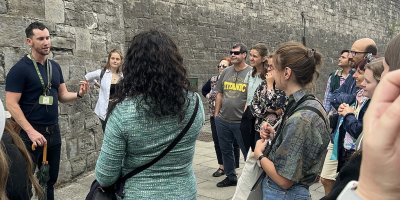 Original Dublin Highlights and Hidden Gems tour 3  hidden gems tour group outside