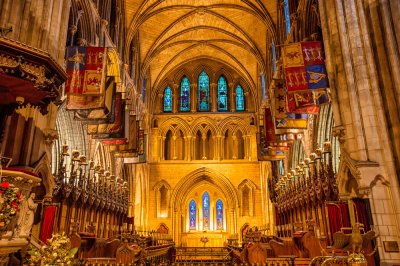 St. Patrick's Cathedral Dublin Interior of St. Patrick's Cathedral Dublin