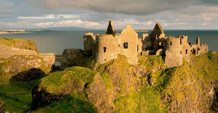 Dunluce Castle image of dunluce castle northern ireland