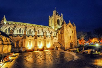 Christ Church Cathedral Courtesy Mick Langan church with lights